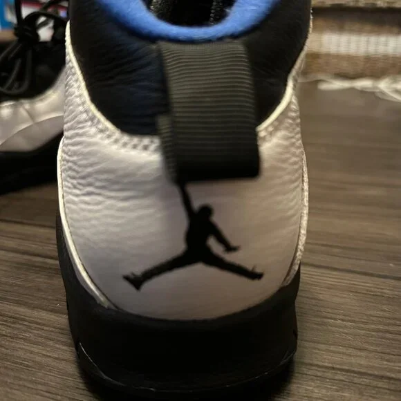 Nike Air Jordan X 10 White Blue Retro Orlando Magic City Pack 310805-108 Sz 10